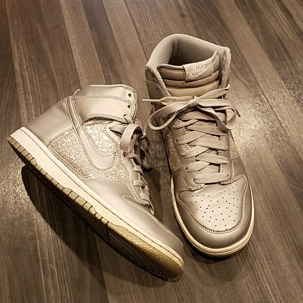 Silver Sparkle Nikes